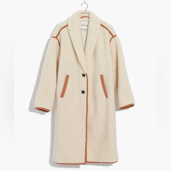Madewell Sherpa Topcoat size XS - Picture 4 of 8